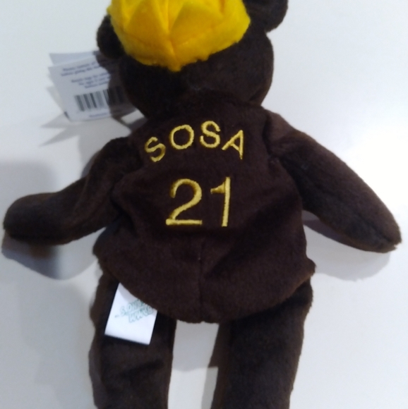 Sammy Sosa #21 & Roger Clemens #21 Bamm Beanos Beanie Baby Bears - Picture 4 of 16